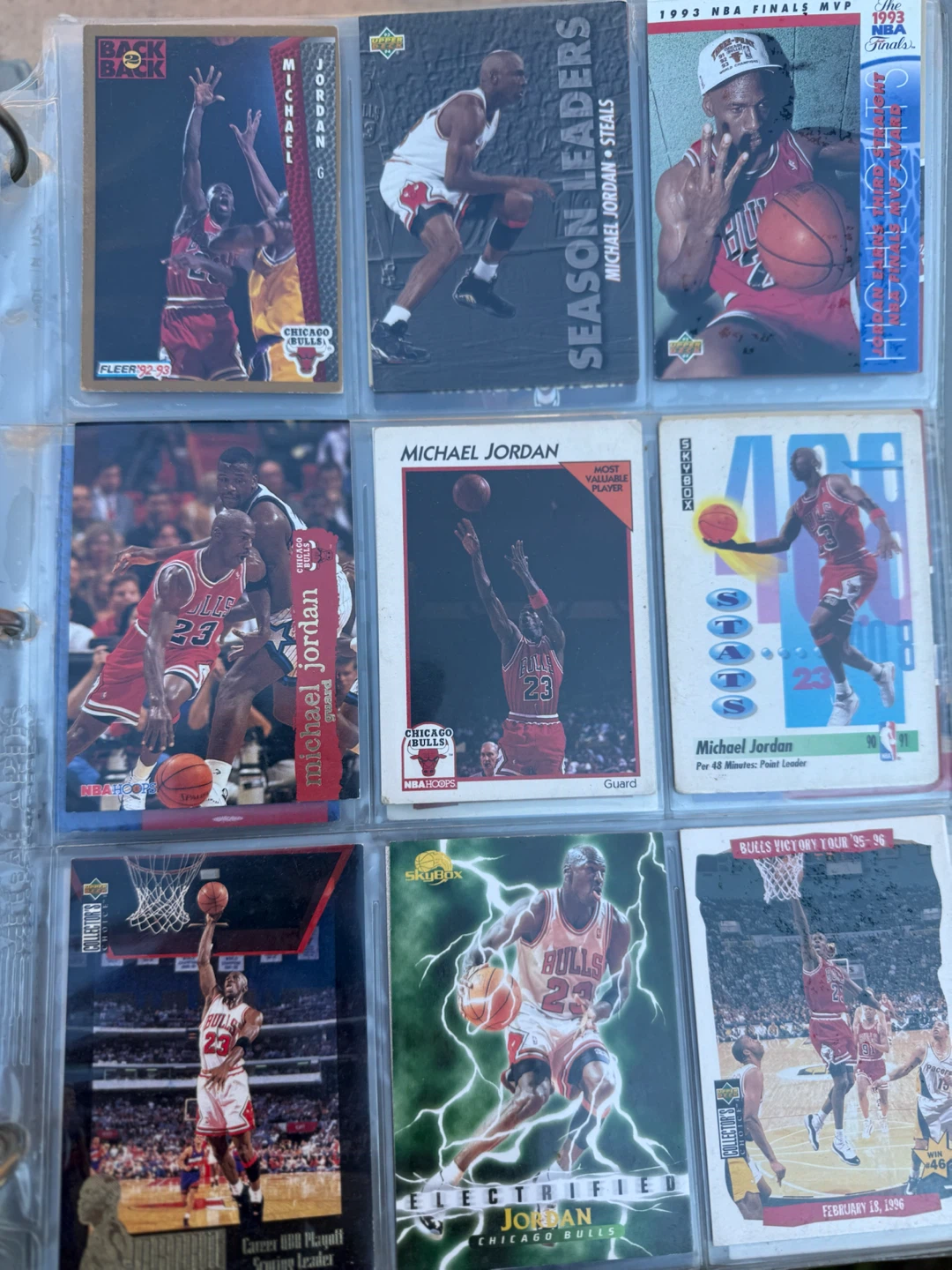 Vintage NBA Basketball Trading Card Collection