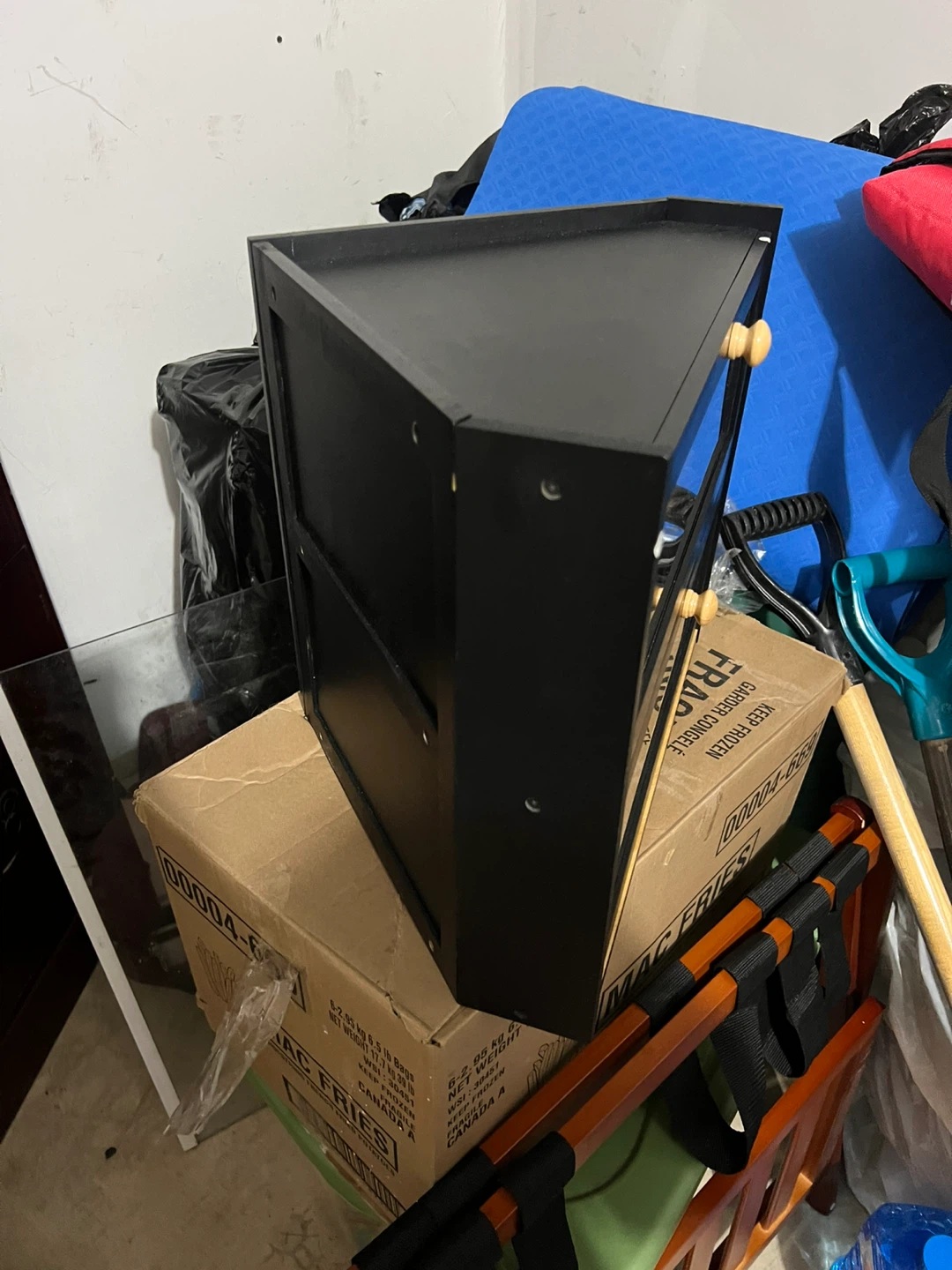 Black Corner Storage Cabinet - photo 5