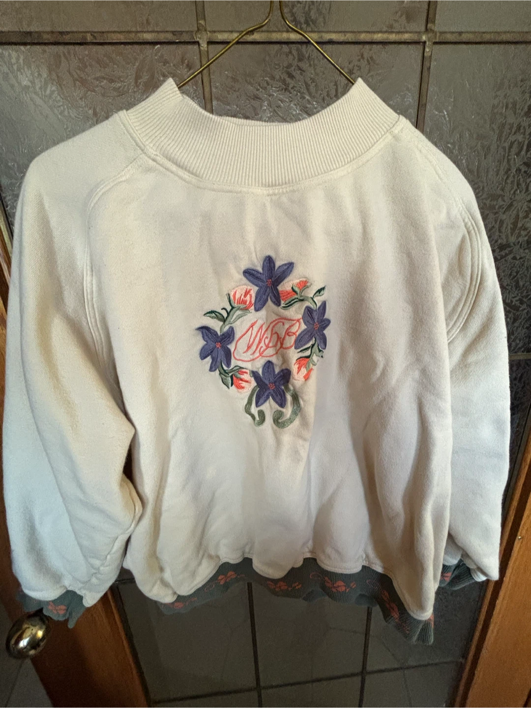 Weekends by Brettons Floral Embroidered Sweatshirt