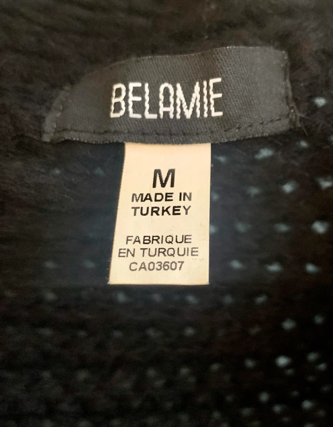 Belamie Black and Grey Knit Sweater Jacket - photo 3
