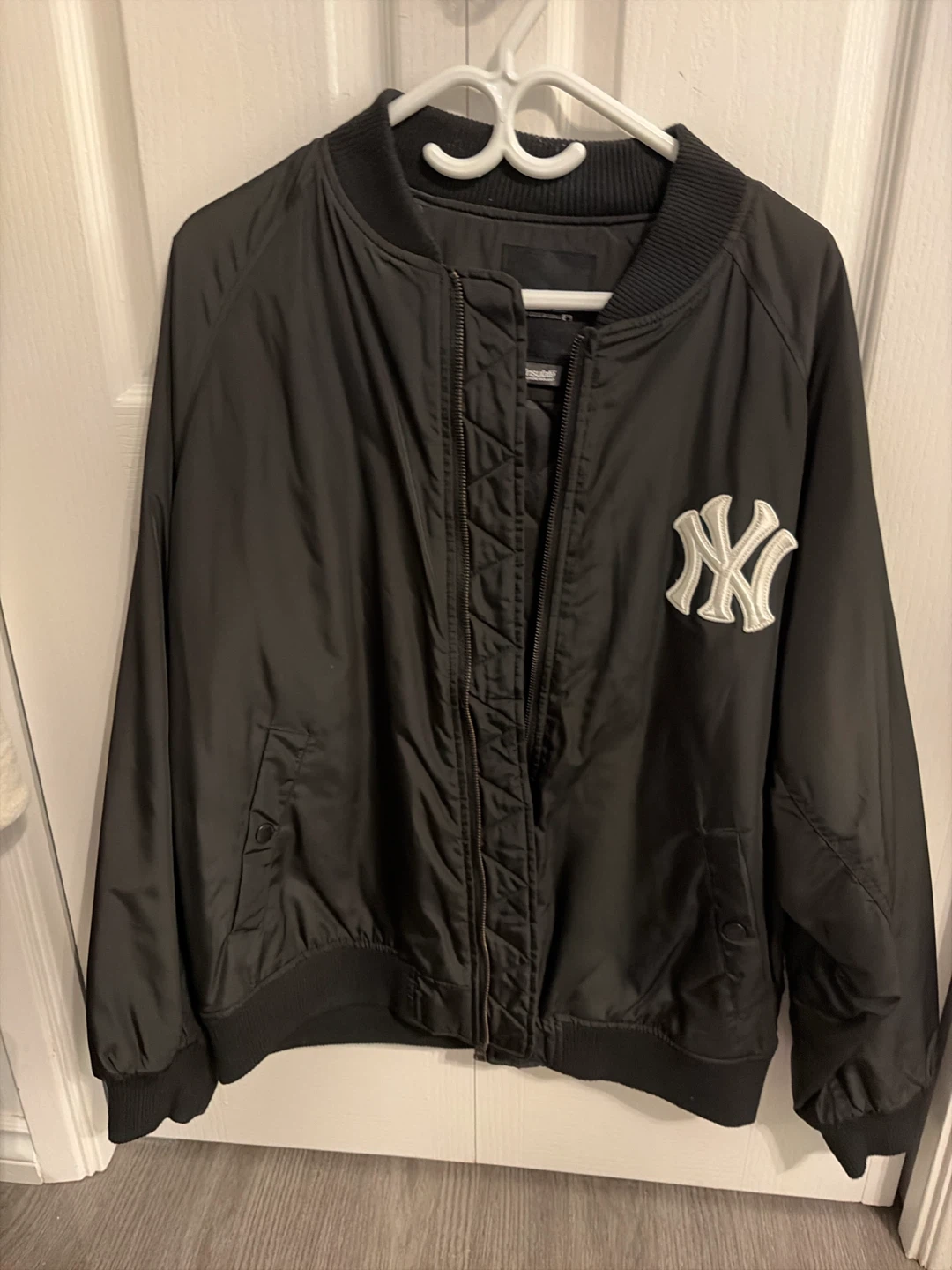 MLB New York Yankees Black Bomber Jacket