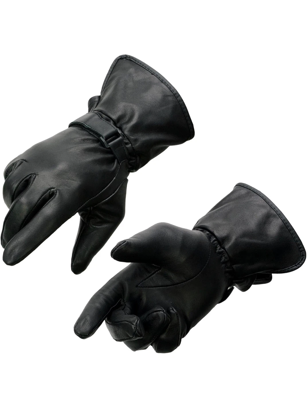 Black Leather Gloves