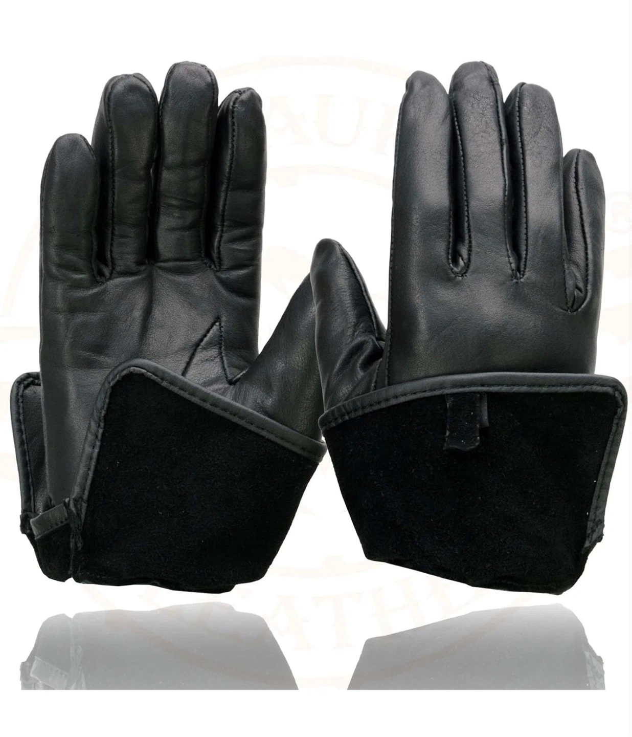 Black Leather Gloves - photo 3