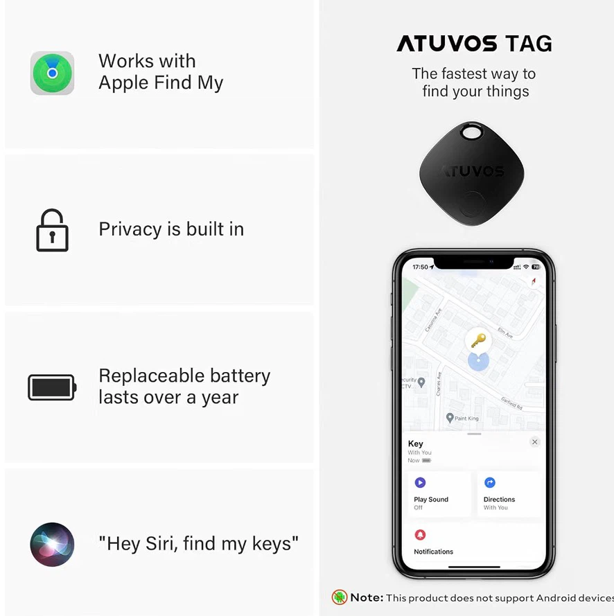 Atuvos Smart Bluetooth  Car Tracker