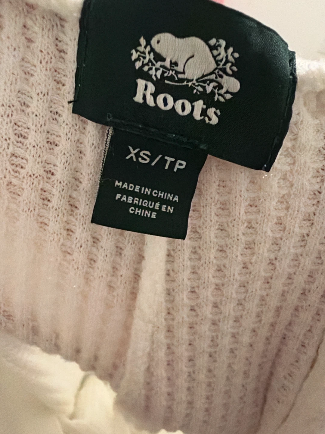 Roots Waffle Knit Pants White - photo 2