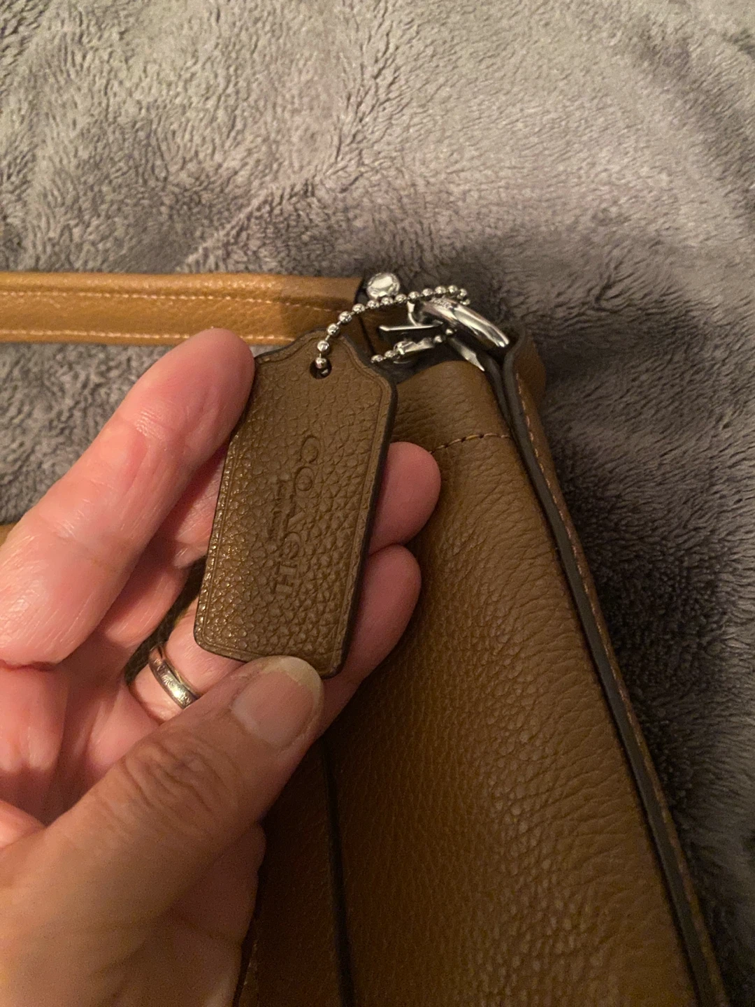 Coach Brown Leather Hobo Bag - photo 5
