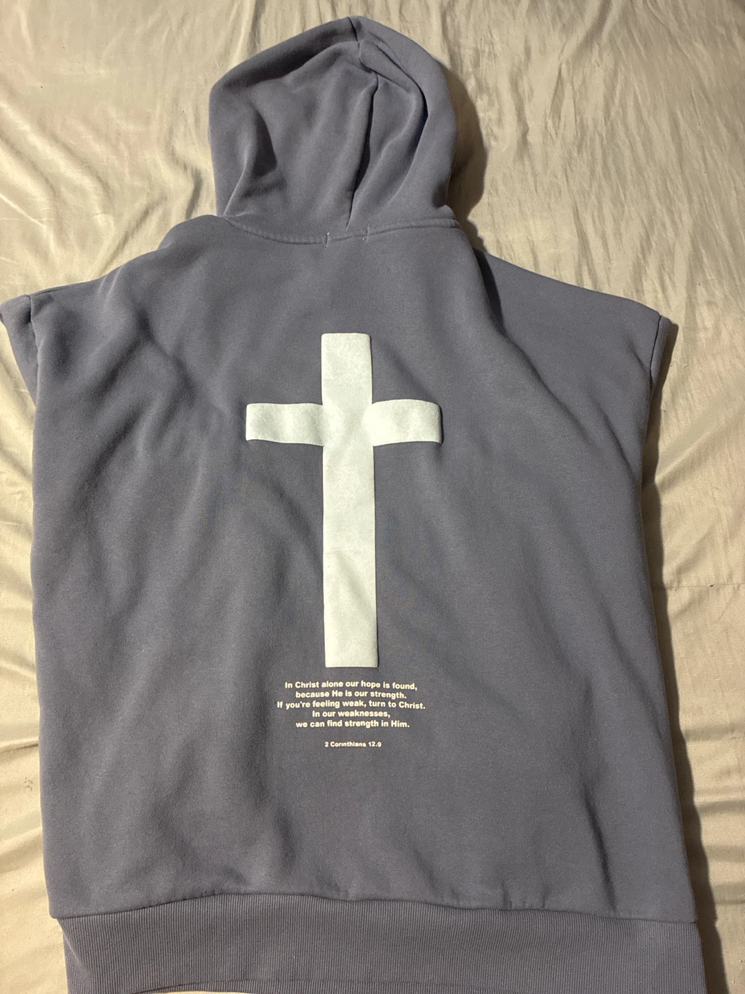 Blue Christ Alone Hoodie - photo 2