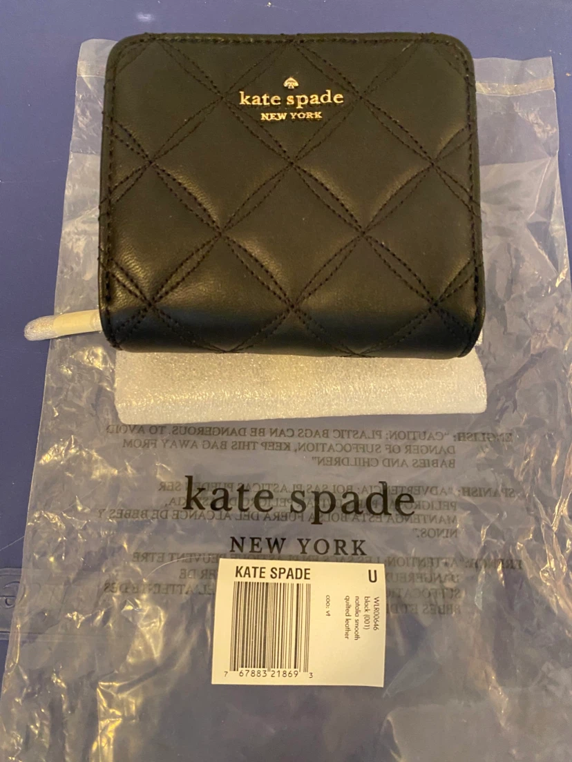 Kate Spade Natalia Quilted Leather Wallet NEW!
