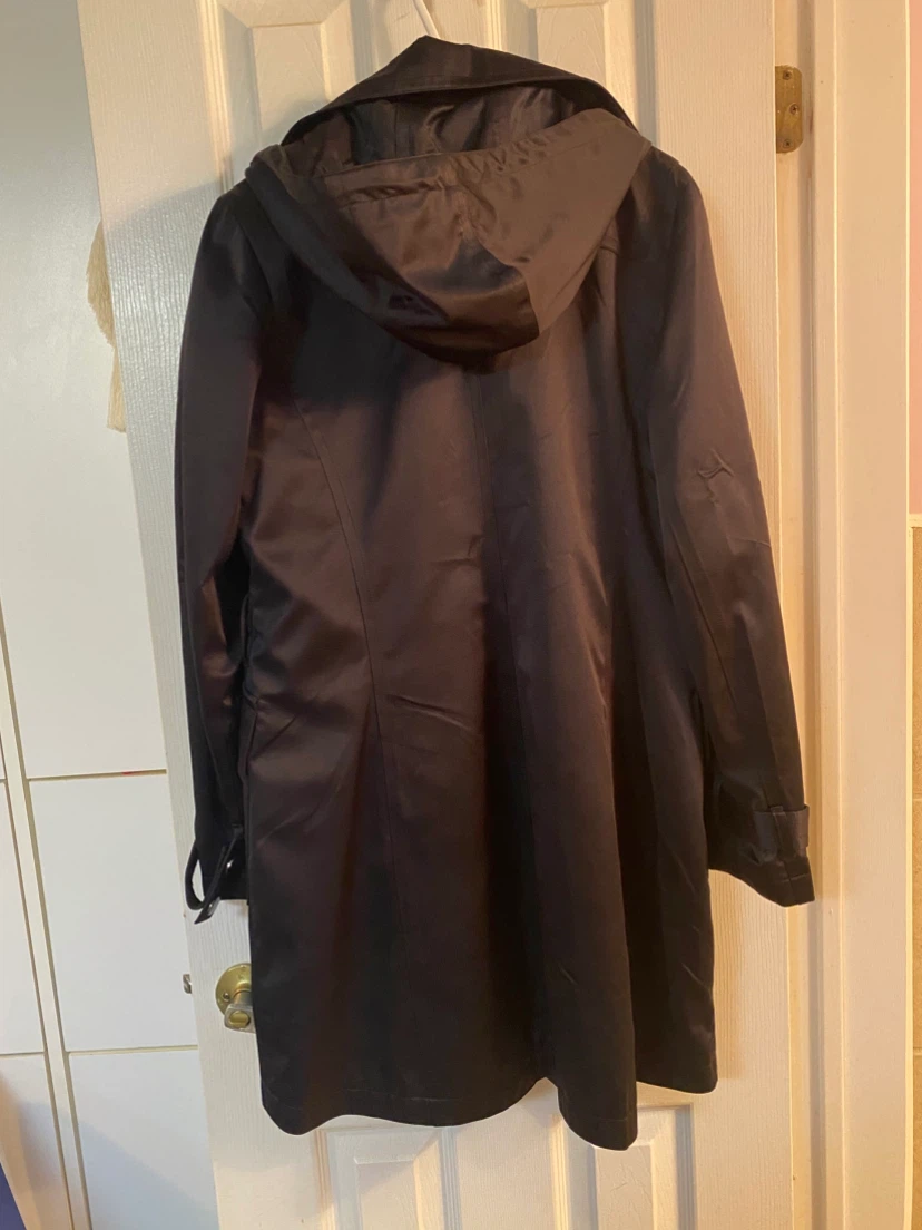 Michael Kors Hooded Raincoat/Trench Coat Size MEDIUM - photo 3