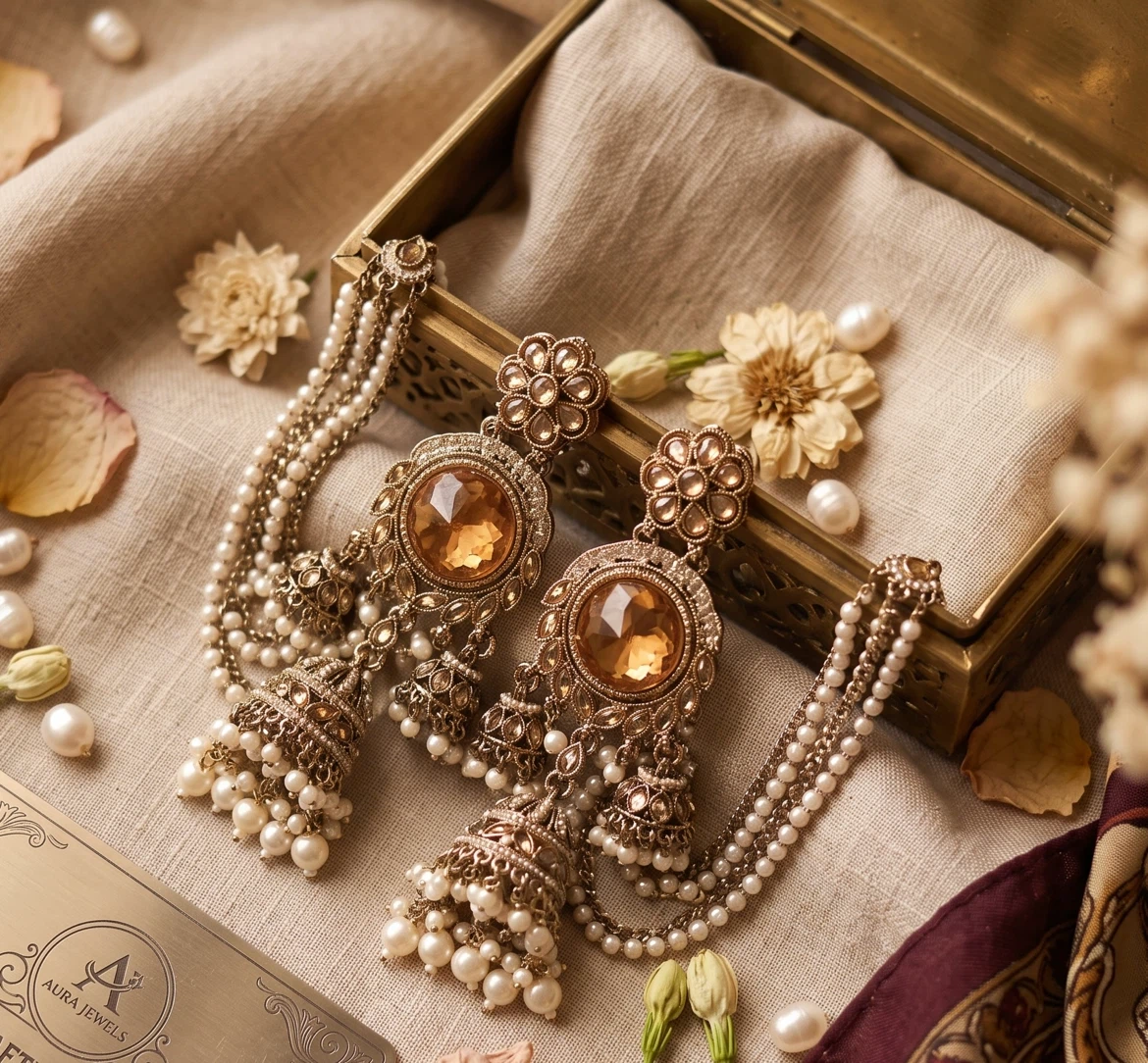 Aura Jewels Traditional Drop Earrings - photo 5