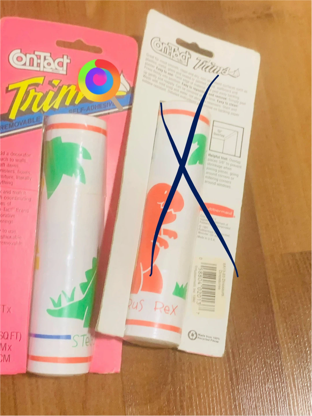 Con-Tact Brand Dinosaur Self-Adhesive Trim