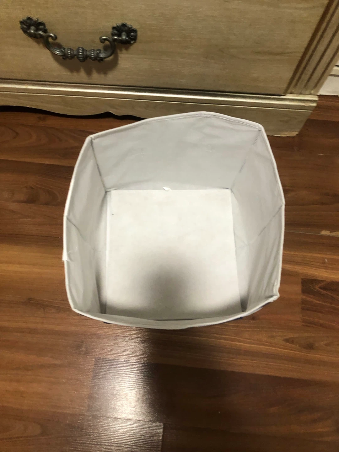 Blue and White Striped Storage Bin - photo 4