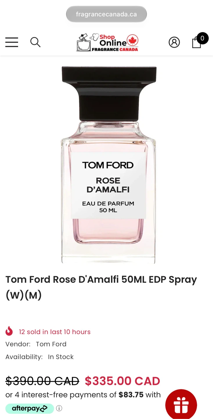 Tom Ford Rose D'Amalfi Eau de Parfum 50ml