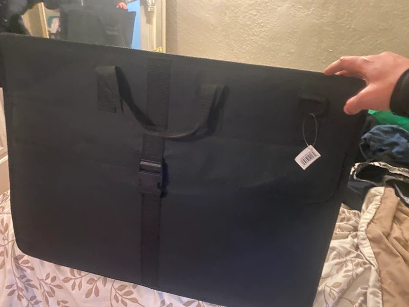 Large Black Portfolio Carrying Case - photo 3