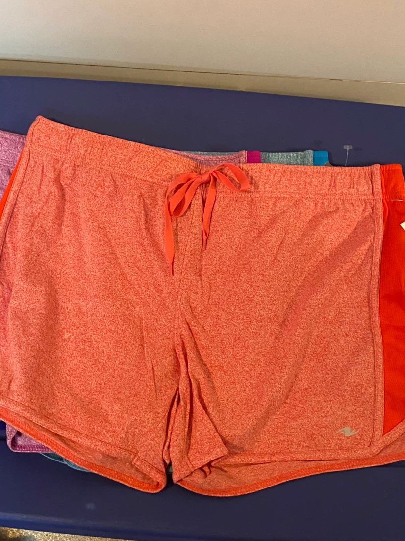 NEW ATHLETIC WORKS SHORTS – 3-PAIR SET – SIZE LARGE - photo 4