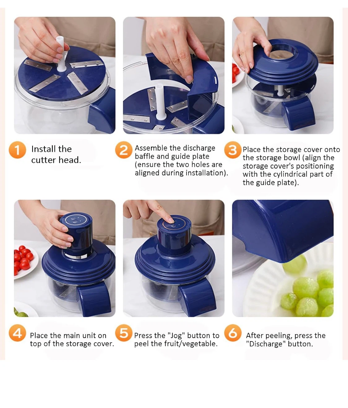 Electric Fruit and Vegetable Peeler - photo 3