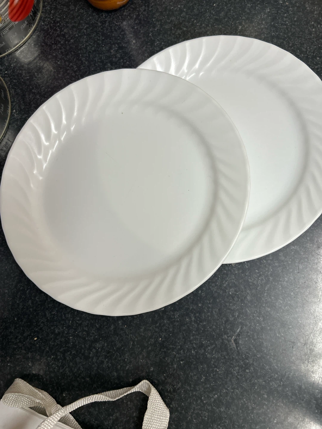 Two dinner  10.1/4 in”Corelle Vitrelle Plates