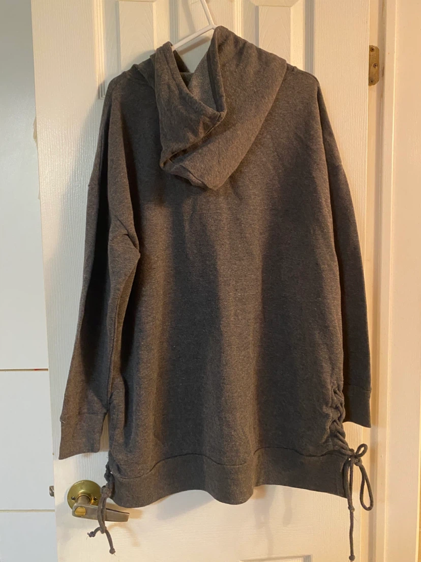 GEORGE LONGLINE LACE-UP HOODIE – SIZE XL - photo 3