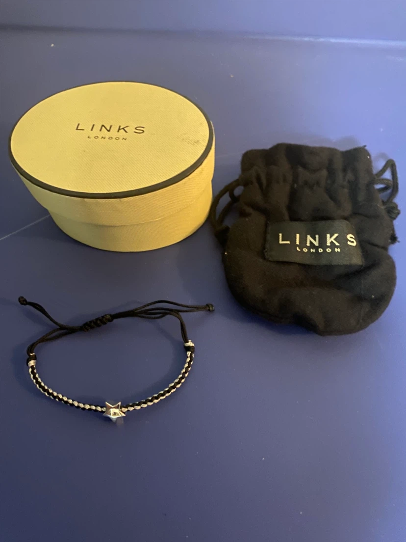 LINKS OF LONDON STAR FRIENDSHIP BRACELET NEW WITH BOX - photo 2