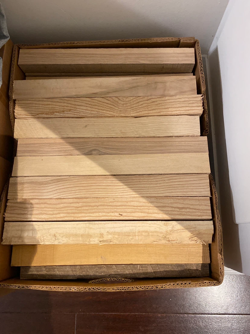 Assorted Hardwood Lumber Offcuts