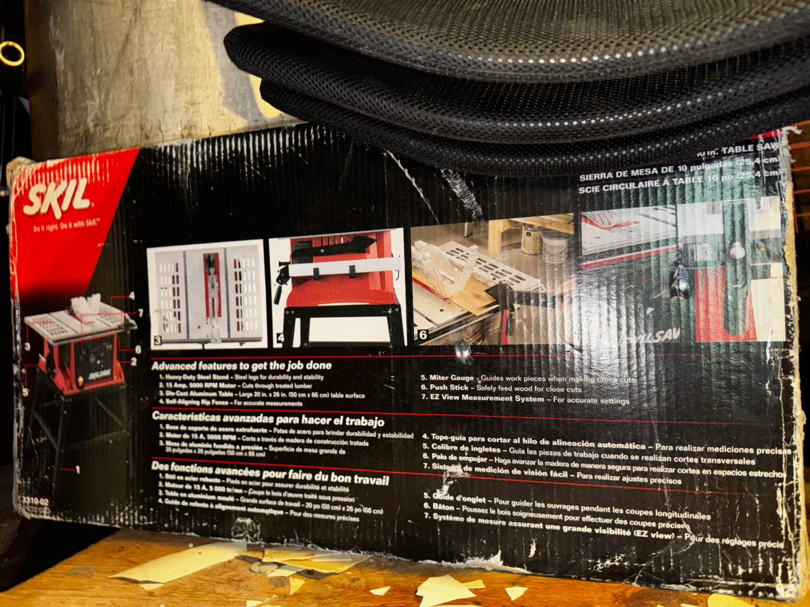 SKIL 10 in. Table Saw - photo 4
