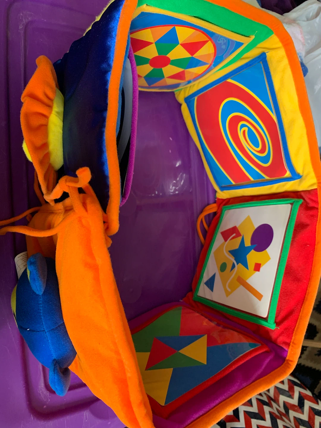 Baby Sensory Crib Bumper Toy