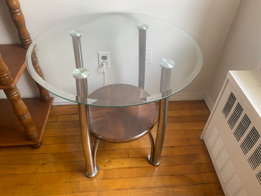 4 Piece Glass and Wood Furniture Set - Bronx - photo 3