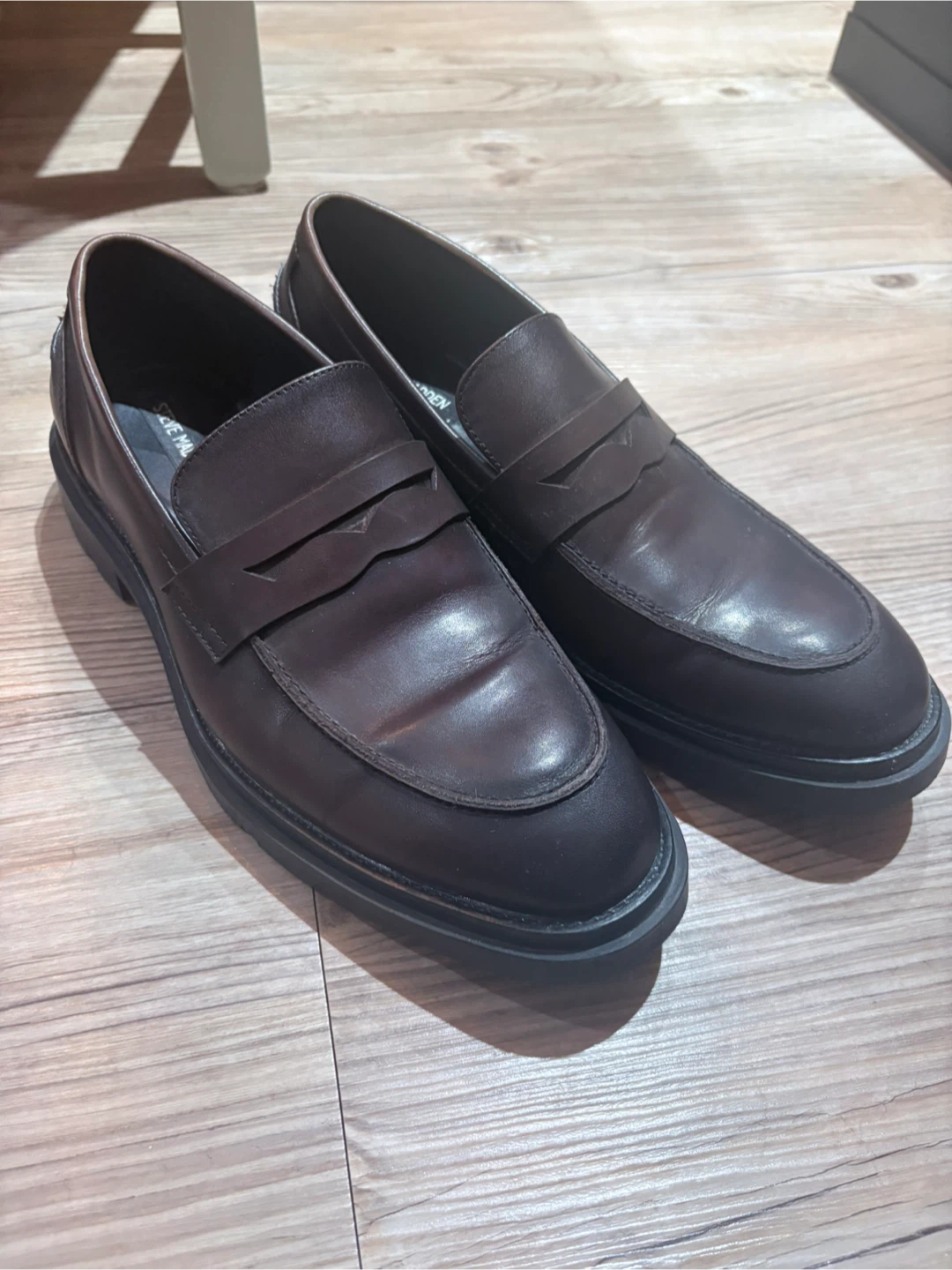 NEW: Steve Madden brown loafers Men’s Size 10