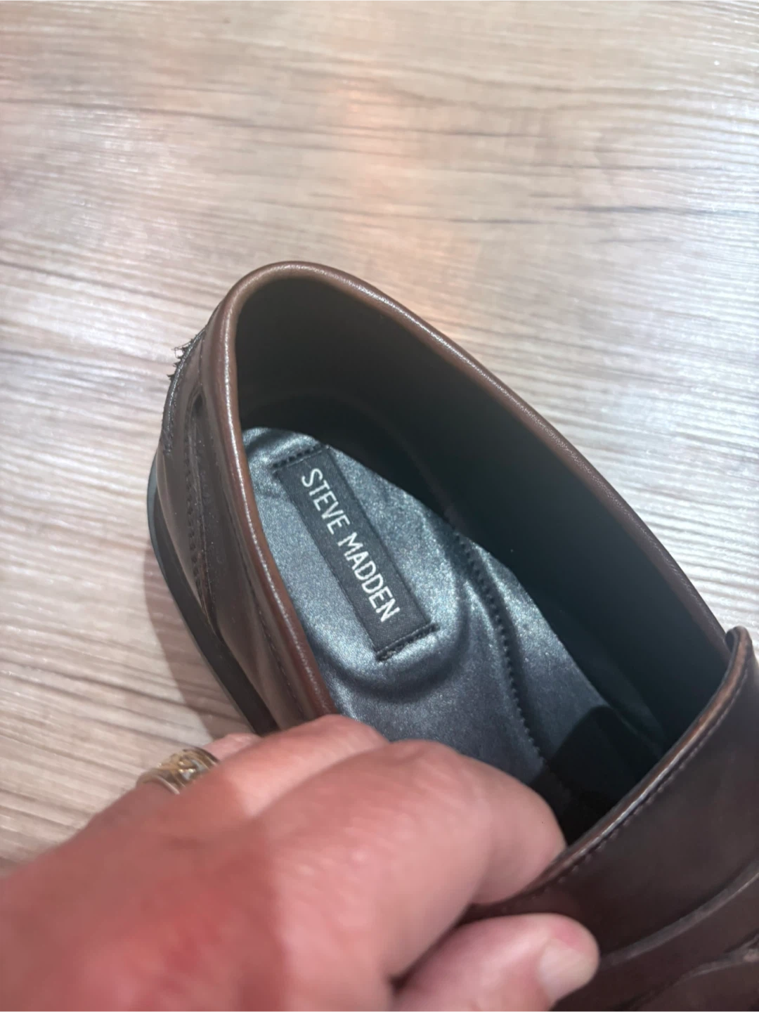 NEW: Steve Madden brown loafers Men’s Size 10 - photo 2