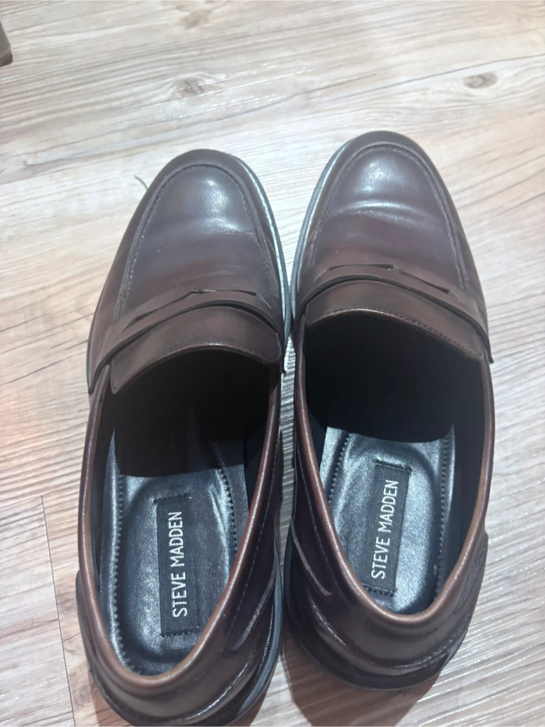 NEW: Steve Madden brown loafers Men’s Size 10 - photo 3
