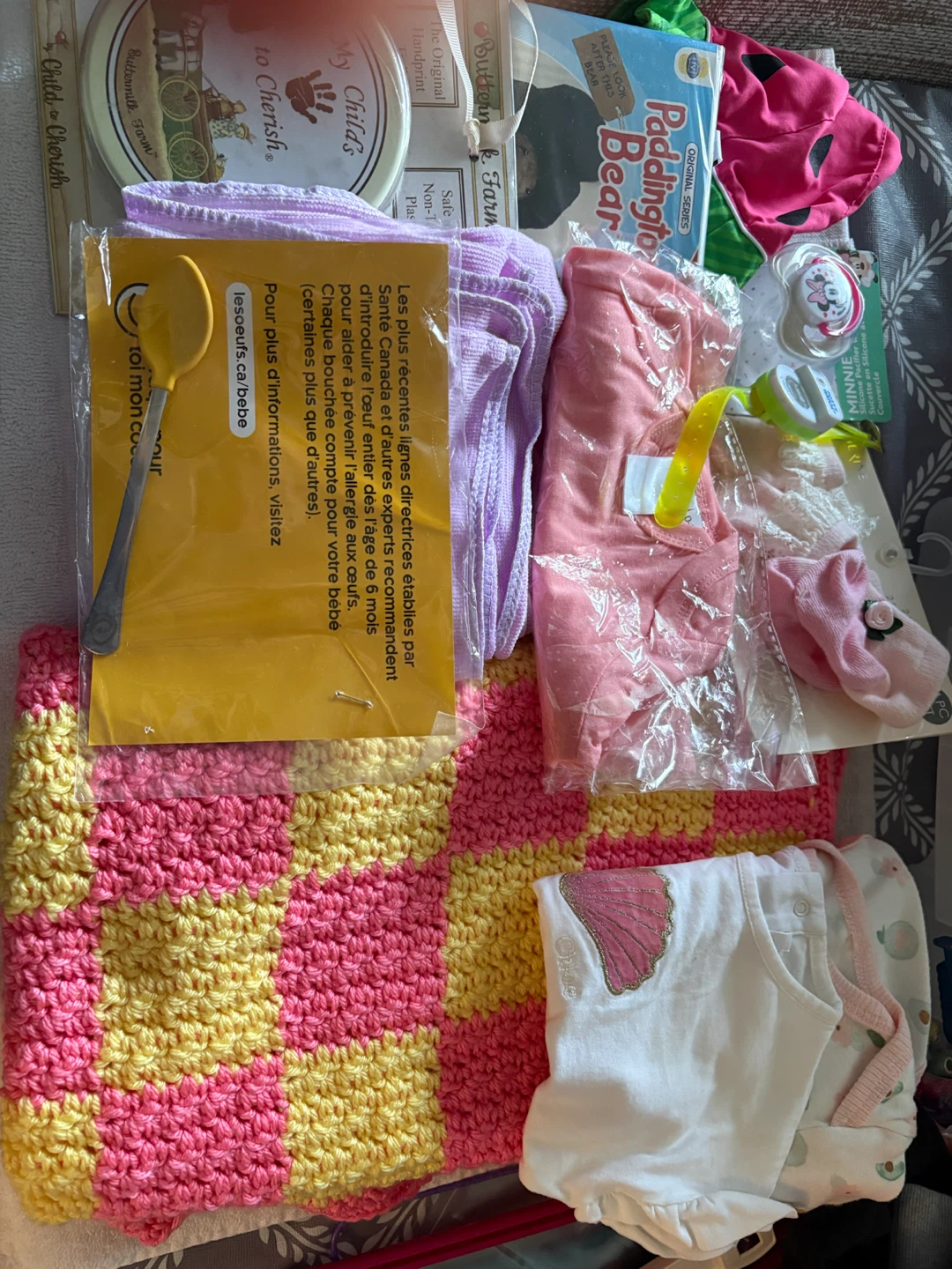 Baby Essentials Bundle Including Clothing and Keepsakes