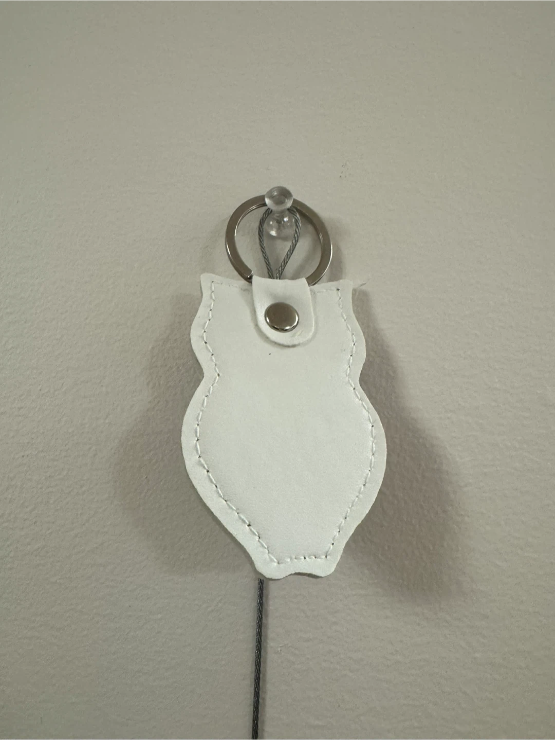 White Owl Evil Eye Keychain - photo 4