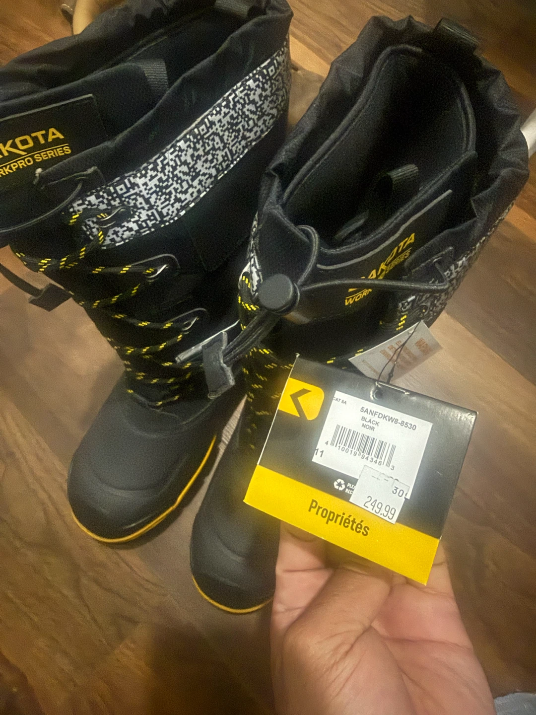 Dakota Workpro Series Boots - Black - Size 11