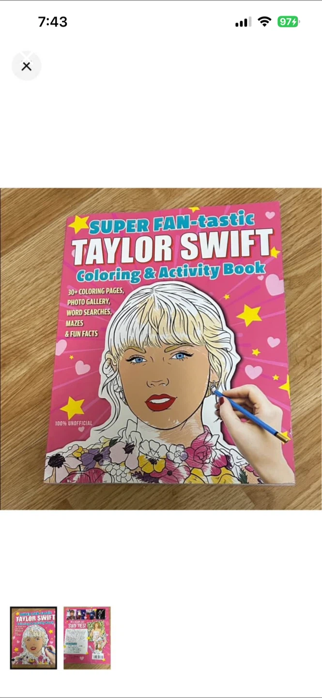Taylor Swift Coloring & Activity Book