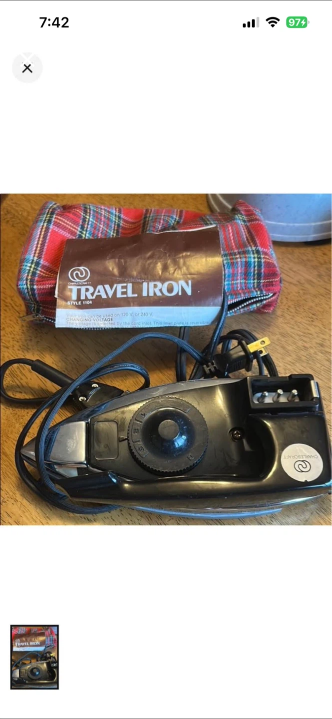 Charlescraft Travel Iron Style 1104