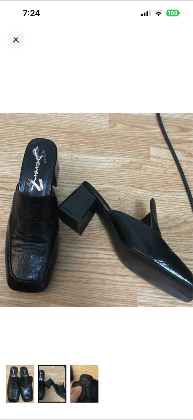 Seven7 Black Meghan Mule Heels - photo 2