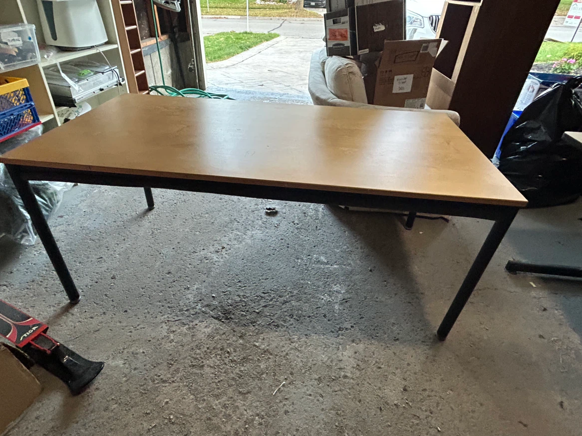 Sturdy Wood Grain Desk - FREE - photo 3