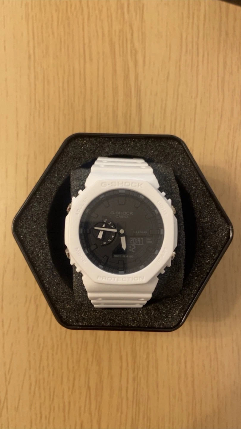 Casio G-Shock GA-2100 White Watch