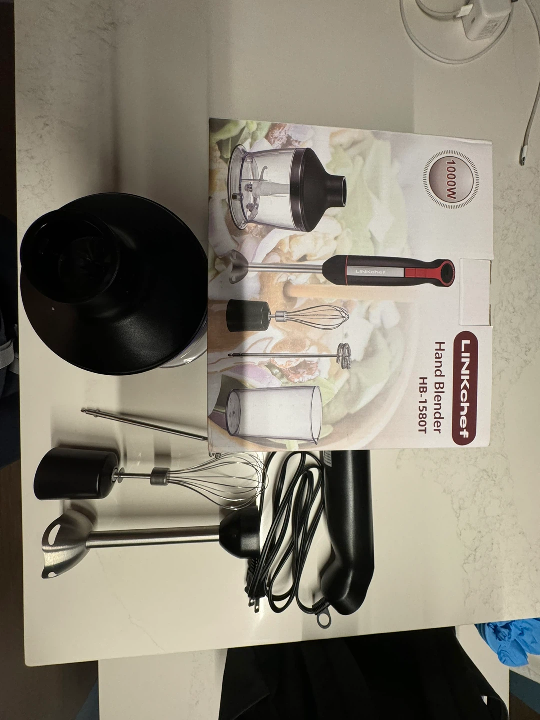 LINKChef 1000W Hand Blender Set