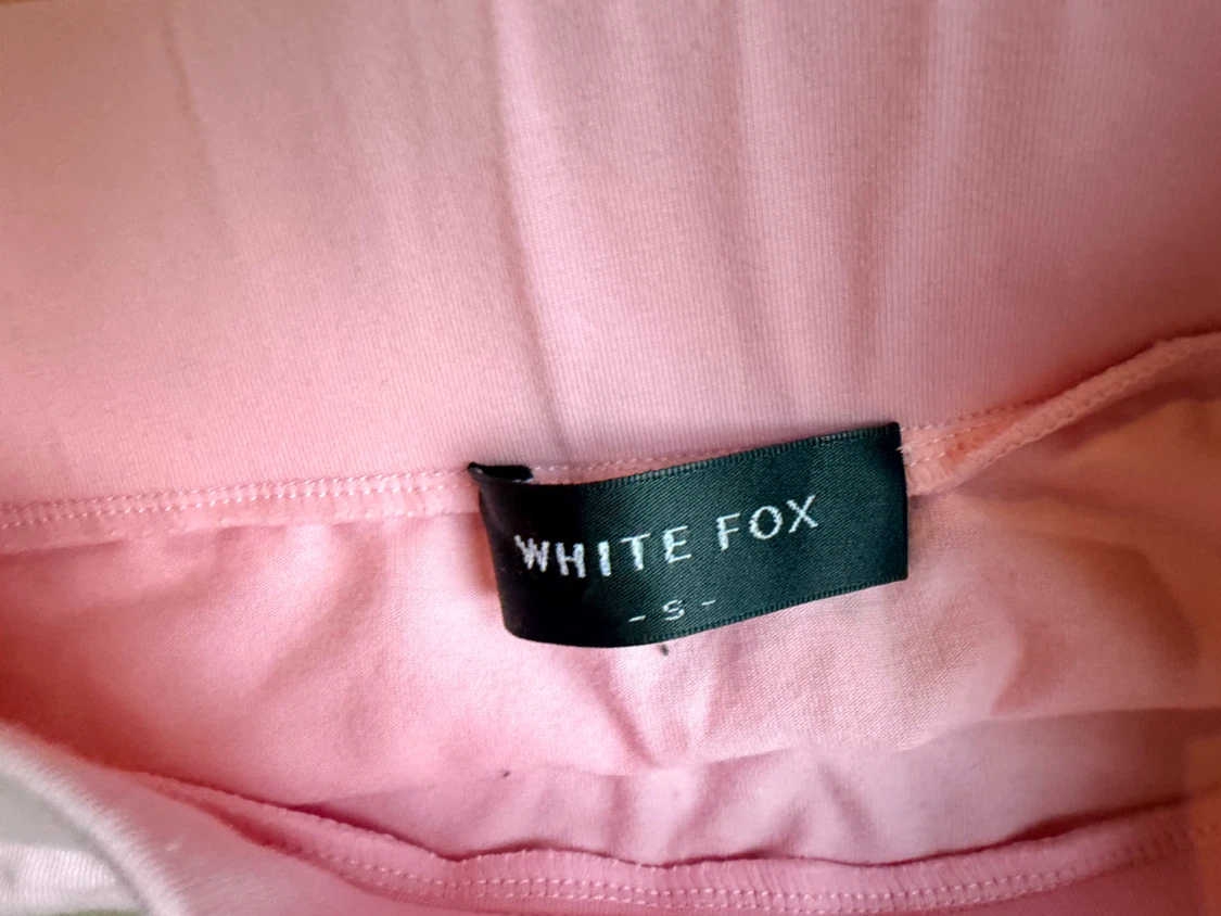 White Fox light pink flared pants - photo 3