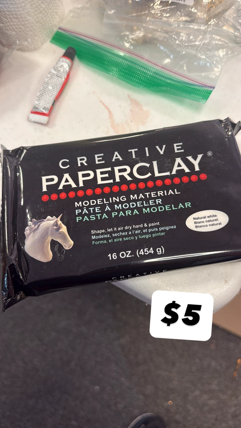 Creative Paperclay Modeling Material 16 oz
