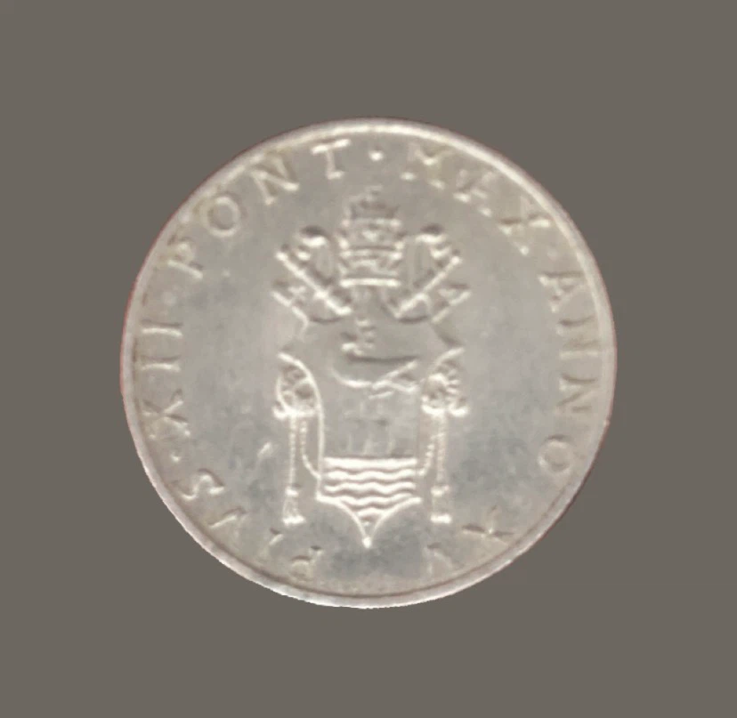 1955 Vatican City 5 Lira Coin - photo 2