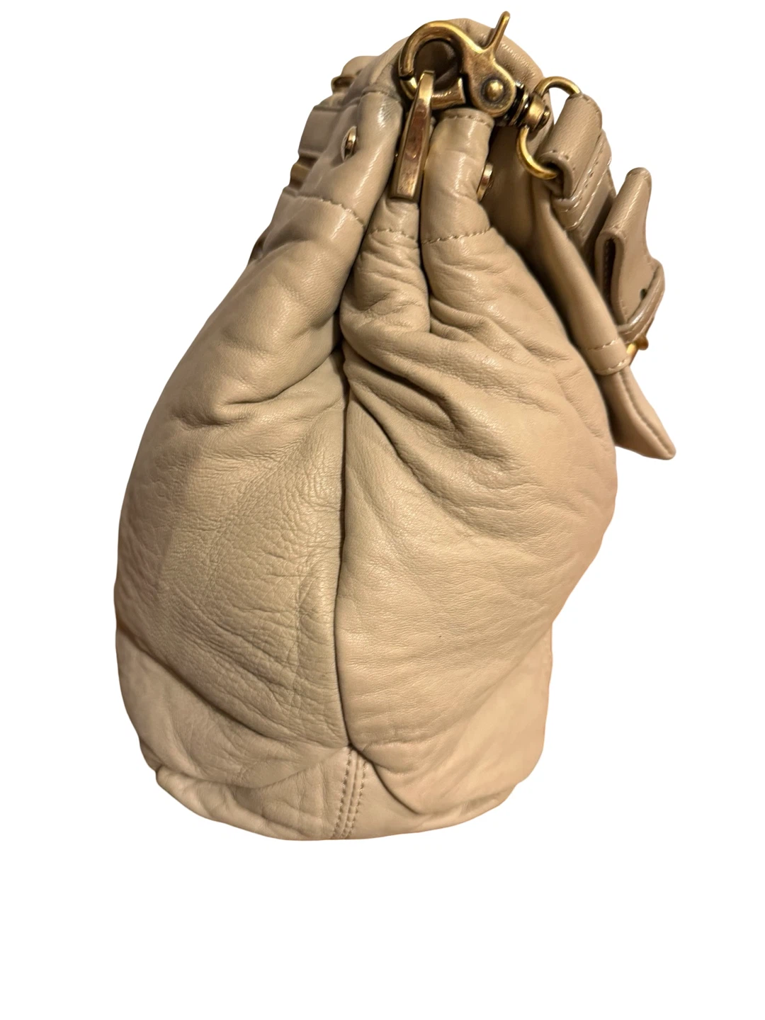 Nina Ricci beige leather handbag - photo 4