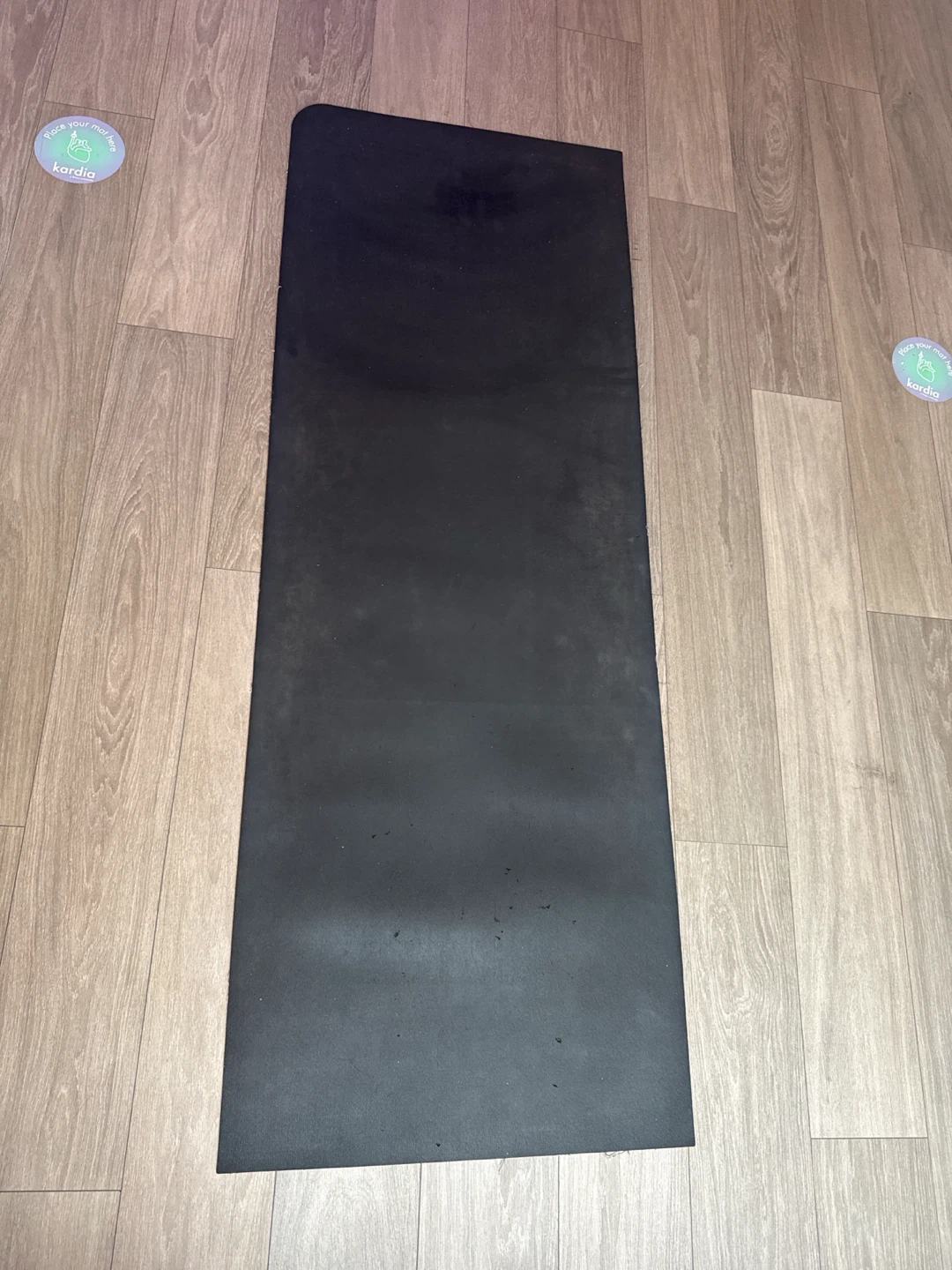 Used Lululemon Black Yoga Mat