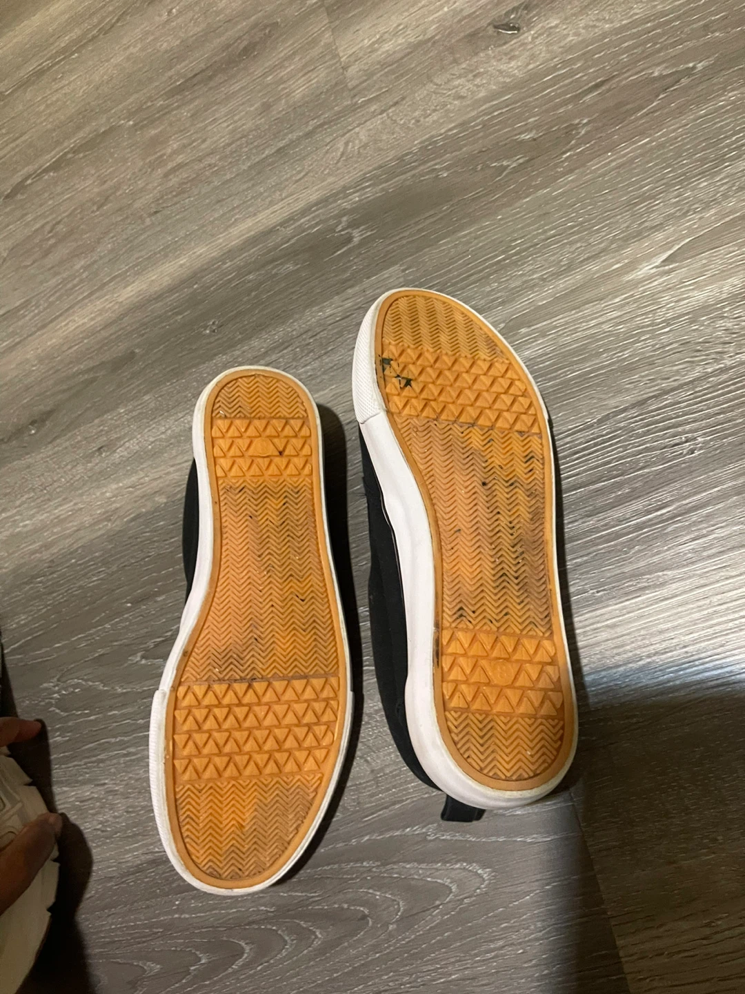 A New Day Black Slip-On Sneakers Size 8 - photo 3