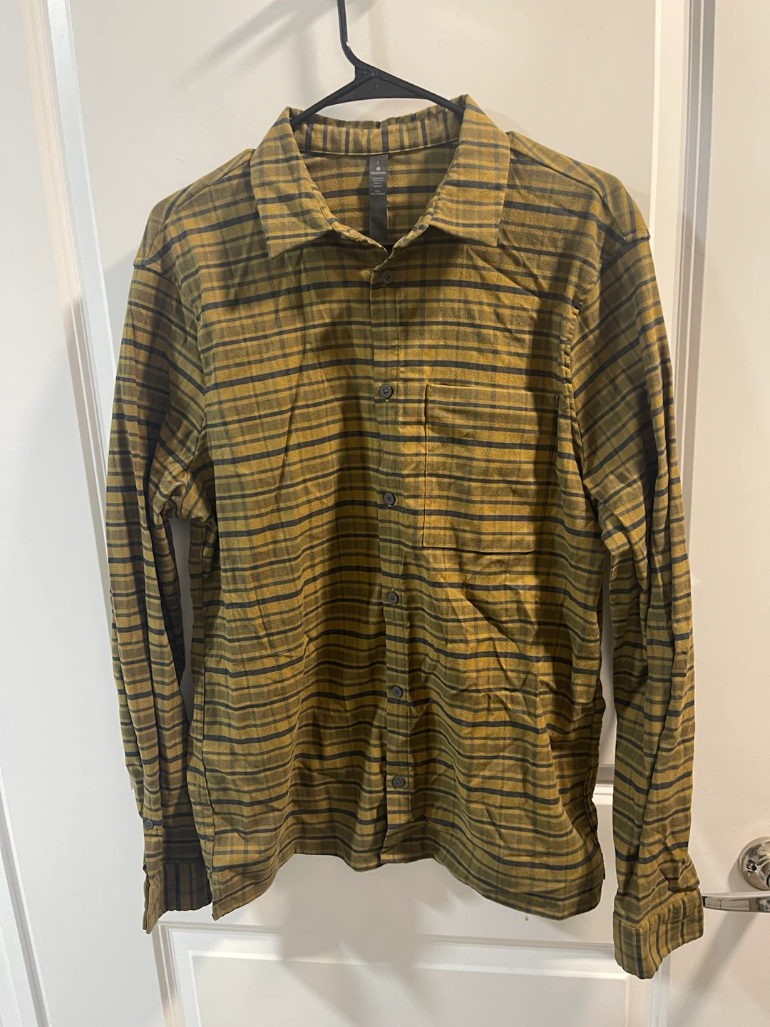 Lululemon Men's Plaid Button-Down Shirt