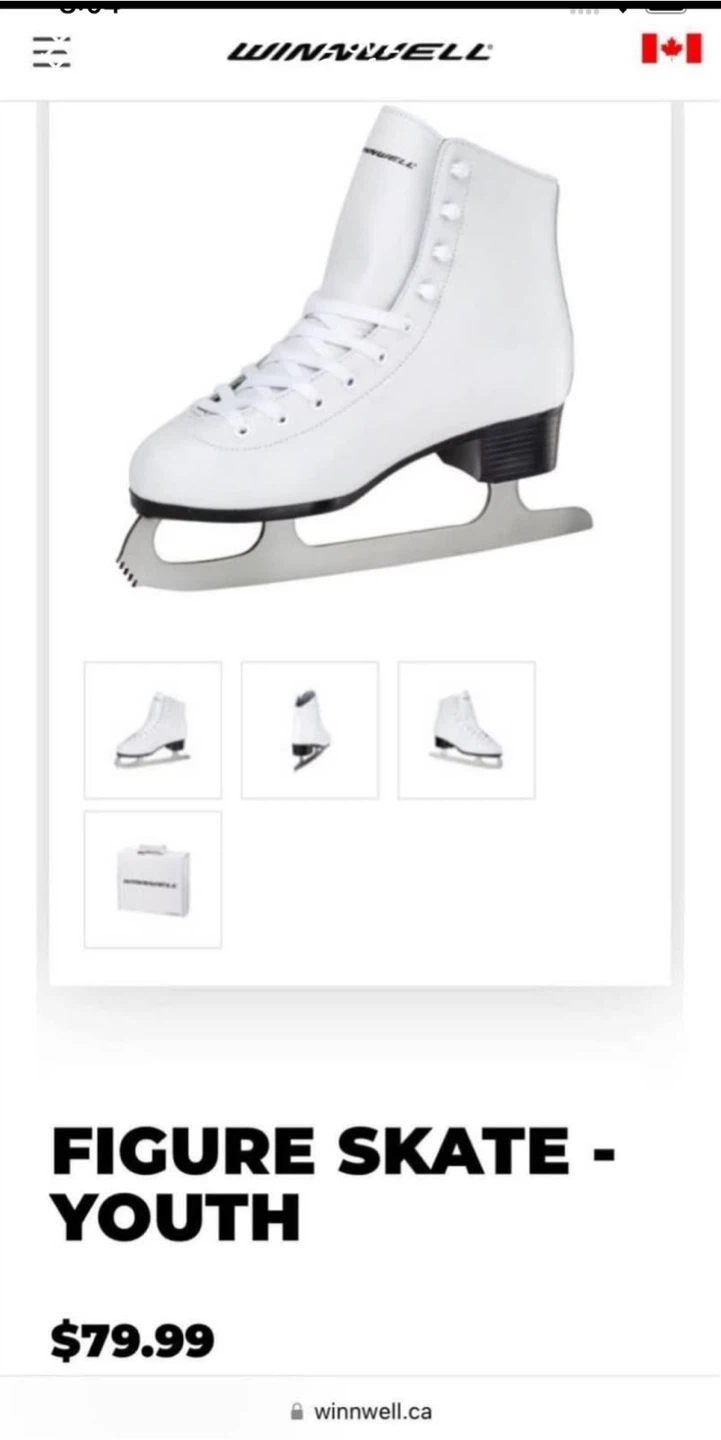 Winwell Ice Skates - 12Y Girls Youth - photo 2