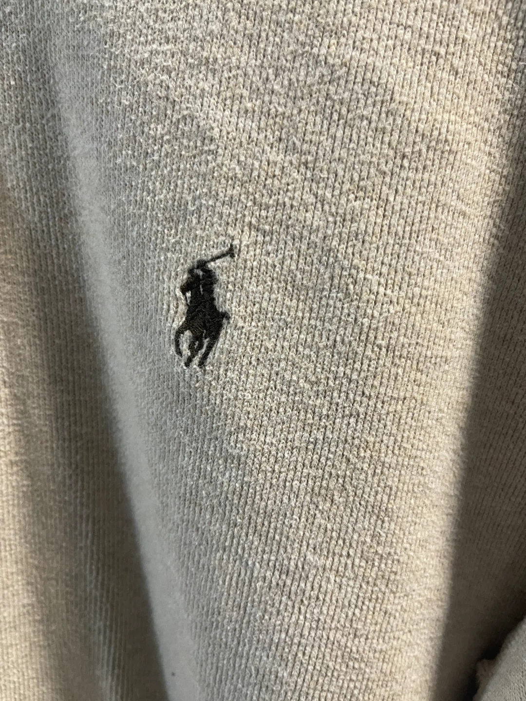Polo Ralph Lauren Quarter-Zip Sweater Beige Size Large - photo 2