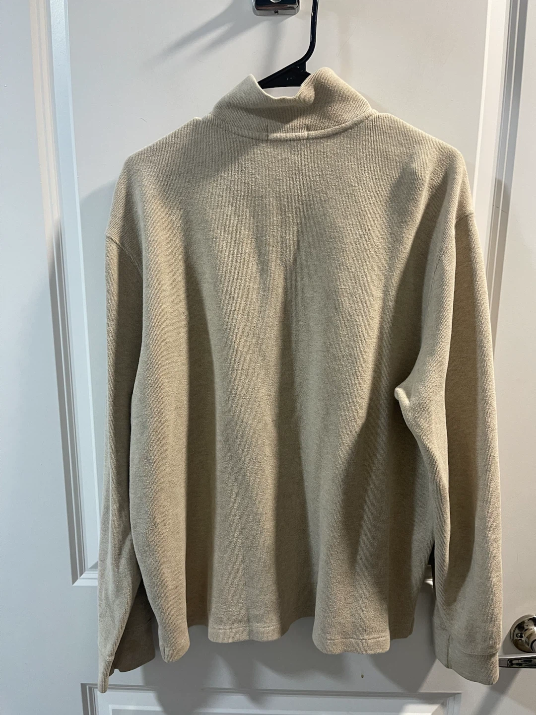 Polo Ralph Lauren Quarter-Zip Sweater Beige Size Large - photo 3