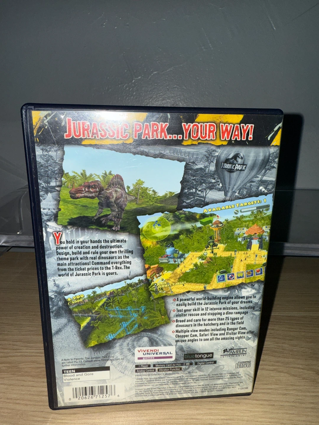 Jurassic Park: Operation Genesis for PS2 - photo 4
